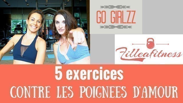 '5 exercices pour perdre ses poignées d\'amour - Go Girlzz & Fille à Fitness'