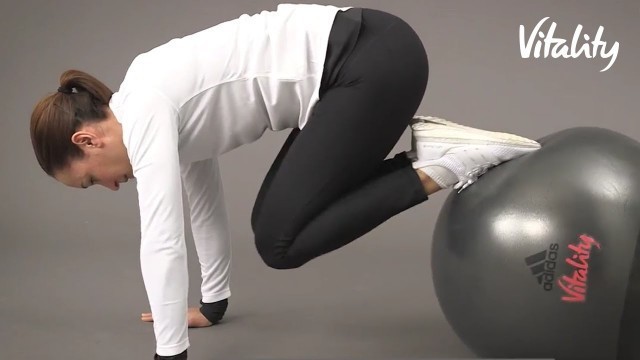 'Jessica Ennis-Hill\'s Swiss Ball Workout Tips | Vitality UK'