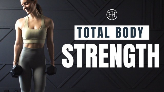 'Strength Supersets // Total Body Workout with Dumbbells'