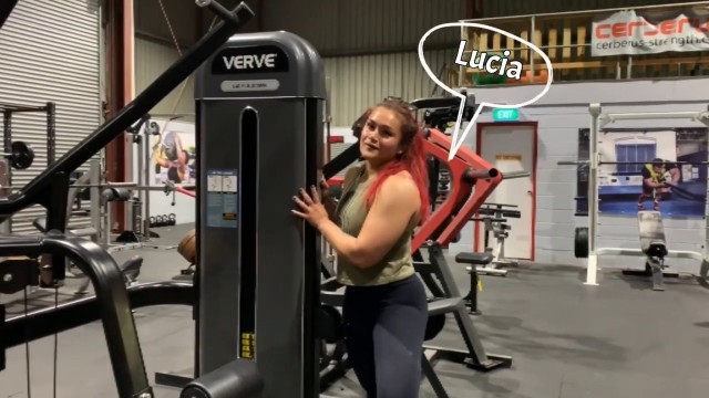 'Who did it better? Verve Fitness Lat Pulldown Machine Intro by Strongwoman Lucia and Strongman Leigh'