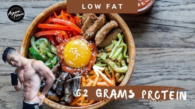 'Healthy Bibimbap Recipe | 62g Protein | Healthier Versions Of Foods Ep 14.'