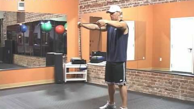 'Resistance Bands Exercises For Shoulders - Rear Deltoid Flys'