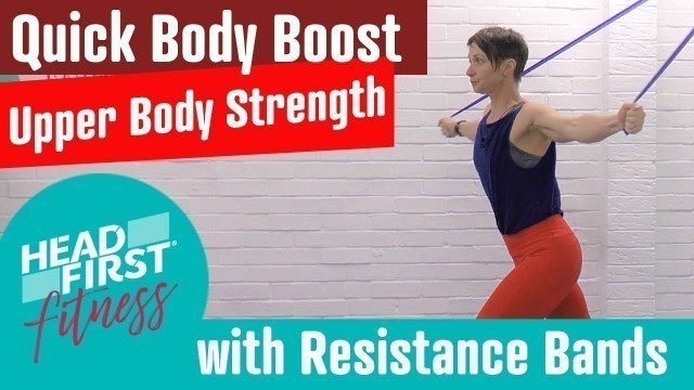 'Resistance band strength exercises for upper body'