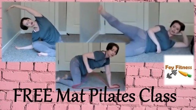 'Mat Pilates At Home Workout! Resistance Band(s) Needed. Total Body Fitness! *FREE* 50 Min 10/20/2020'