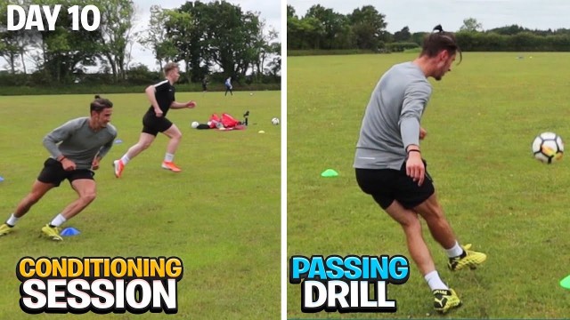 'Footballer Conditioning Session | Improve Fitness... (DAY IN THE LIFE OF A FOOTBALLER) | DAY 10'