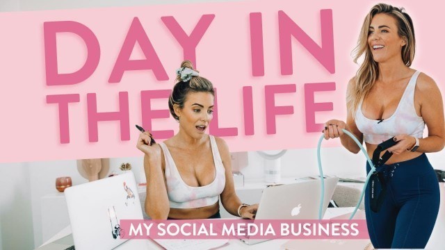 'Day in The Life of a FEMALE Entrepreneur | My Social Media Fitness Business'