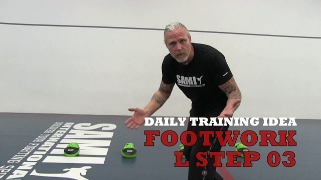 'SAMI Combat Systems - daily training idea - Exercise 23 - Footwork L-Step 03'