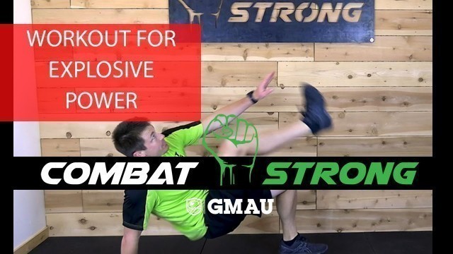 'Combat Strong - Fitness for Martial Artists - Workout for Explosive Power'