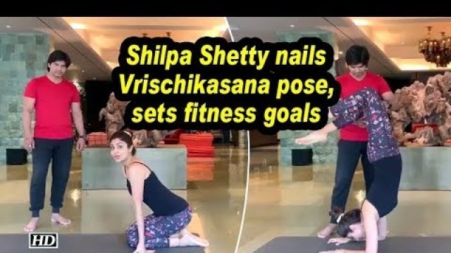 'Shilpa Shetty nails Vrischikasana pose, sets fitness goals'