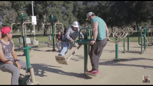 'Bradley Martyn | Outdoor workout Battle | 100K meet up'