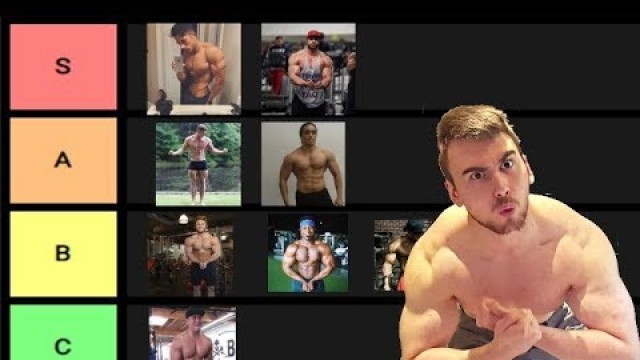 'Fitness Youtuber Tier List (Christian Guzman, Mattdoesfitness, Chris Jones, Bradley Martyn..)'