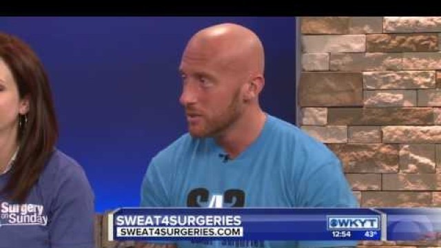 'Sweat4Surgeries, Aspire Fitness, Anna Taylor, Josh Bowen, January 24, 2017'