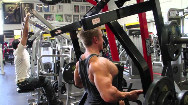 'Rob Riches Back Workout in Los Angeles 2014'