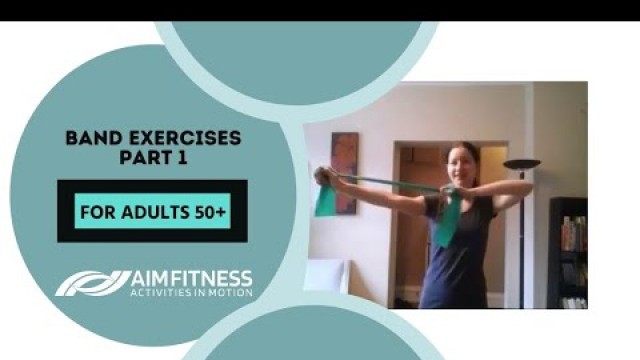 'Resistance Band Exercises for Seniors Part 1'