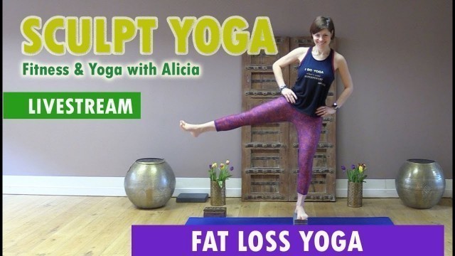 'Sculpt Yoga | Fat Loss Yoga, Fat Burner Workout, Slim Down Exercise'