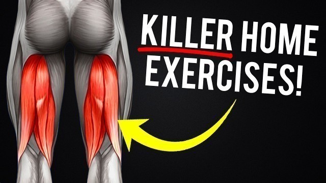 'Hamstrings Workout At Home | 5 Killer Exercises For Bigger And Stronger Hamstrings'