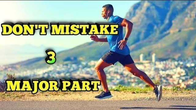 'Don\'t mistake 3 major part of running | Improve your fitness| #goribergymkhana #running  2020❤️