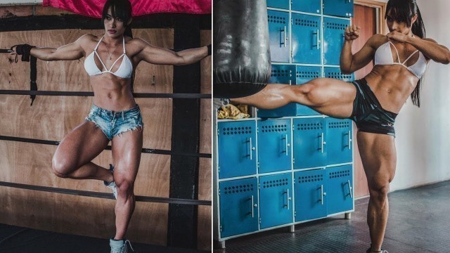 'FBB WORKOUT BODY TRANSFORMATION - GIRL HUGE LEGS  (JESSICA OLAYA)'