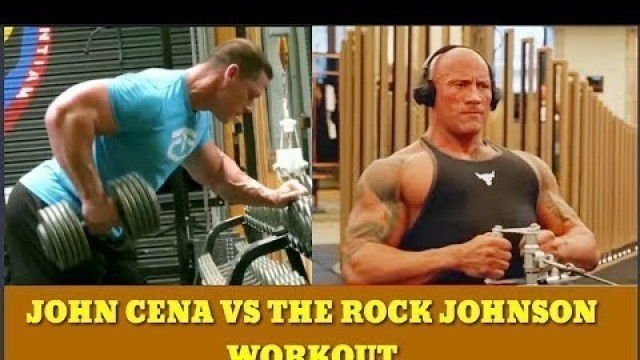 'John Cena vs The Rock Johnson Workout Motivation 2020'