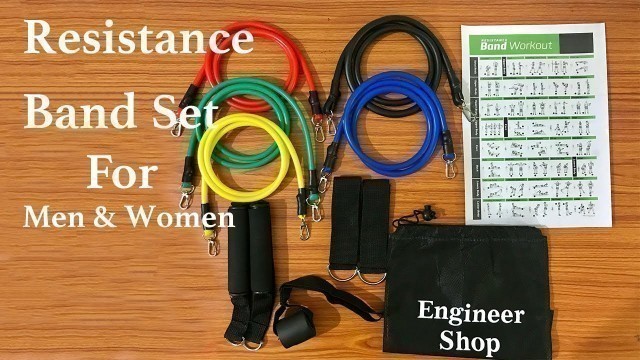 'Engineer Shop Resistance Band Set Workout, Resistance Bands for Workout for Men and Women'