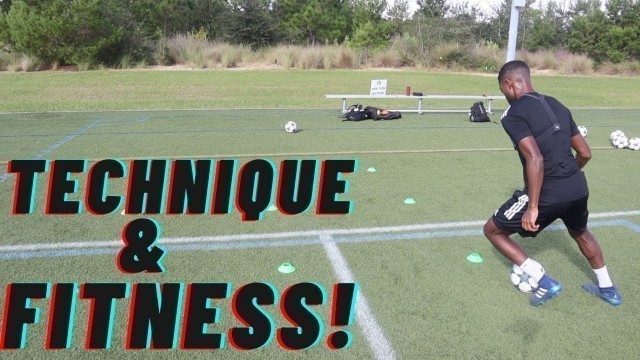 'My Favorite Drills To Improve Fitness and Technique!!! | Soccer Training'