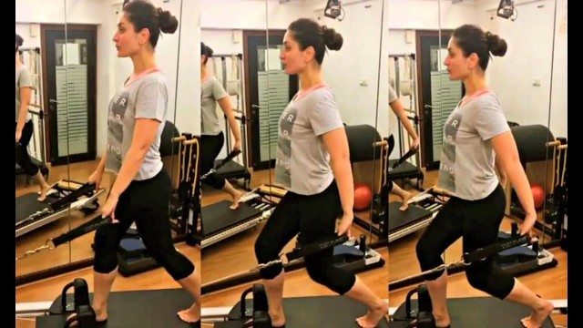 'Kareena Kapoor Workout In Gym - Video'