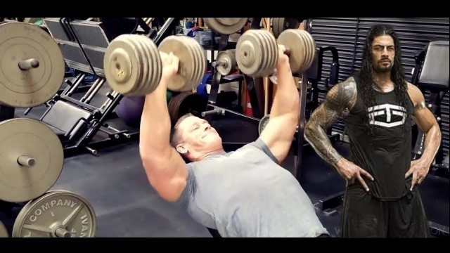 'John Cena And Roman Reigns Workout Motivation |Never Give Up'