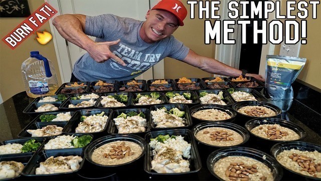 'How To Meal Prep For The Entire Week | Bodybuilding Shredding Diet Meal Plan'