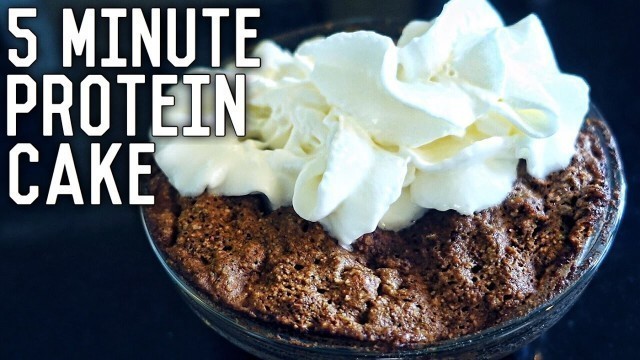 '5 Minute Protein Cake | Healthy Low Carb Dessert Recipe'