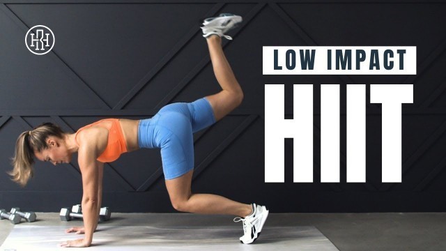 'Intense LOW IMPACT HIIT // Total body No Jumping Workout'