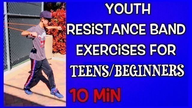 'Resistance Band Workouts/Exercise for Teens and Adults/शुरुआती लोगों के लिए कसरत'