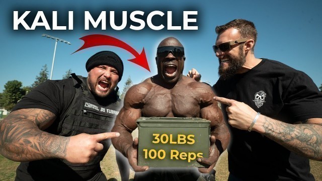 'KALI MUSCLE ATTEMPTS US MARINE CORPS COMBAT FITNESS TEST; NICK KOUMALATSOS'