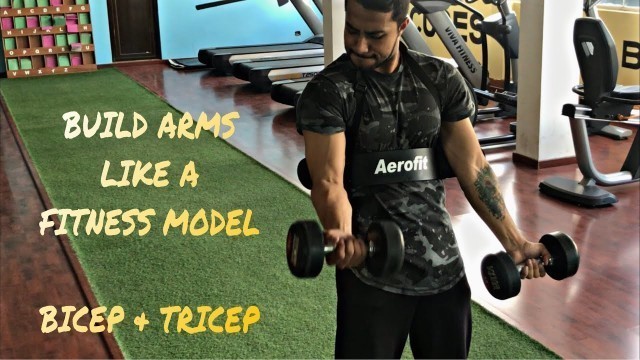 'How to build arms like fitness model/ male model | Lean and sharp'