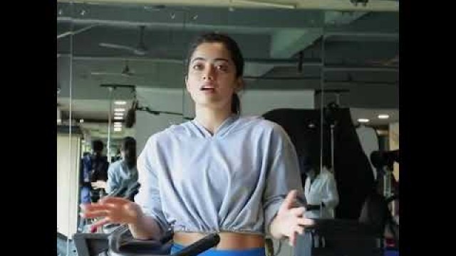 'Fitness mantras of Rashmika Mandanna | Exercise improve your health as well as mind'