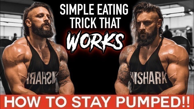 'BIGGER PUMPS & Better Training | CUTTING & BULKING Food Timing Guide (Lex Fitness)'