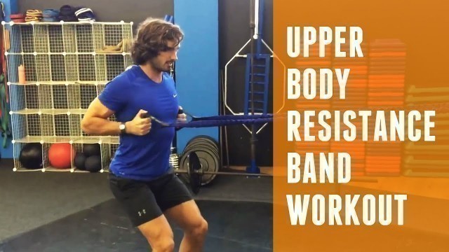 'Upper Body Resistance Band Workout | The Body Coach'