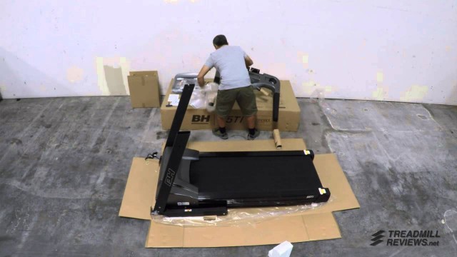 'BH Fitness S5Ti Treadmill Assembly'