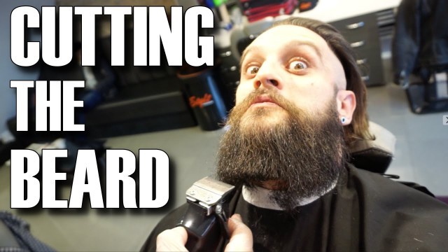 'CUTTING THE VIKING BEARD & MAN BUN HAIR | STYLING TOP KNOT | Lex Fitness'