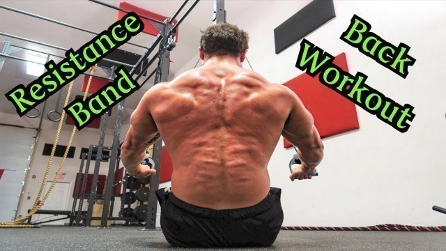 'Intense 5 Minute Resistance Band Back Workout'