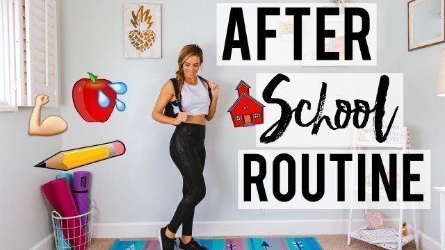 'After School Workout Routine & Healthy Snack Recipes'