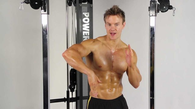 'Bodybuilding - Rob Riches Abs Workout on the Powertec Functional Trainer'