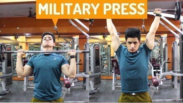 'HOW TO DO: Military Press (1 Minute Video) | DP Fitness'