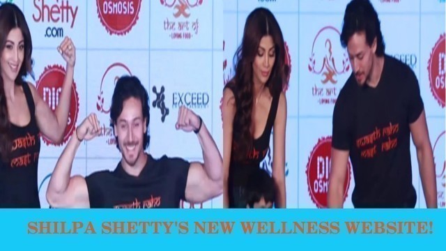 'Tiger Shroff At Shilpa Shetty\'s Fitness Website Launch | www.theshilpashetty.com'