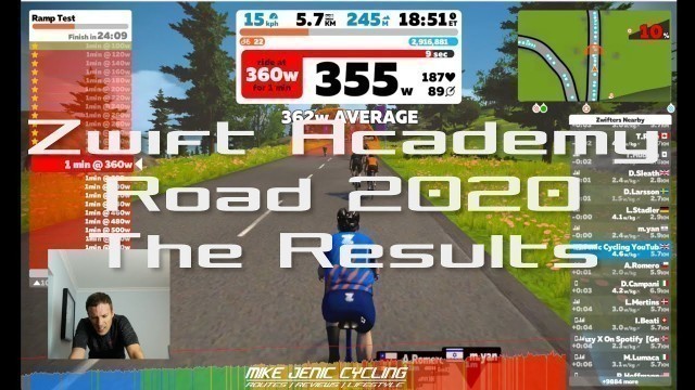 'Zwift Academy Road 2020 -  The Results | Do Zwift training plans improve fitness?'