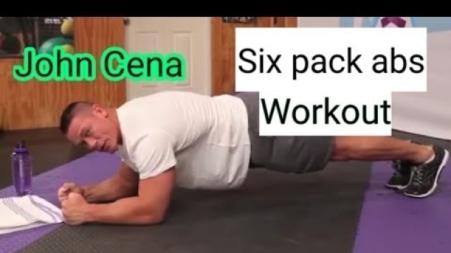 'John Cena Six pack abs Workout | How to get Six pack abs by John Cena'