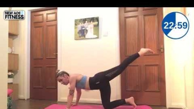 'New Age Fitness - StayFit! - Louise\'s Home Booty Burner Workout (40 minutes)'