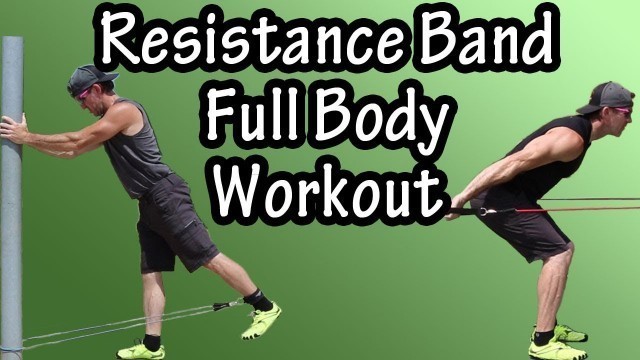 'Resistance Band Workout For Beginners - Full Body Resistance Band Exercises - Workout With Bands'