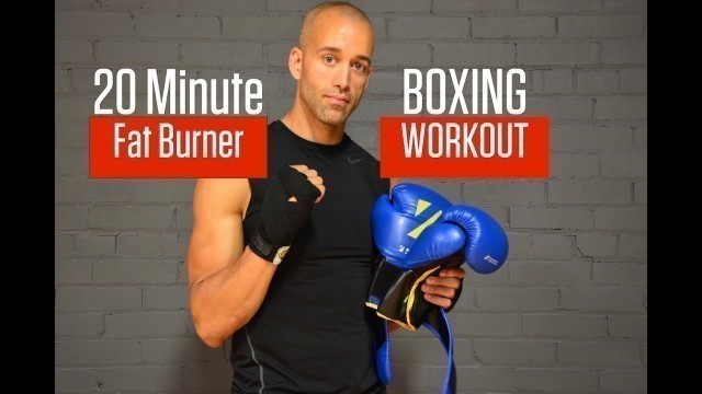 'ULTIMATE 20 MINUTE BOXING WORKOUT | FAT BURNER 1| NateBowerFitness'