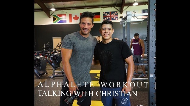 'TALKING WITH CHRISTIAN GUZMAN | NEW ALPHALETE GYM | WORKOUT WITH KENDALL'