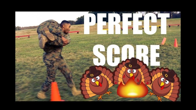 'MARINE COMBAT FITNESS TEST | PERFECT SCORE'